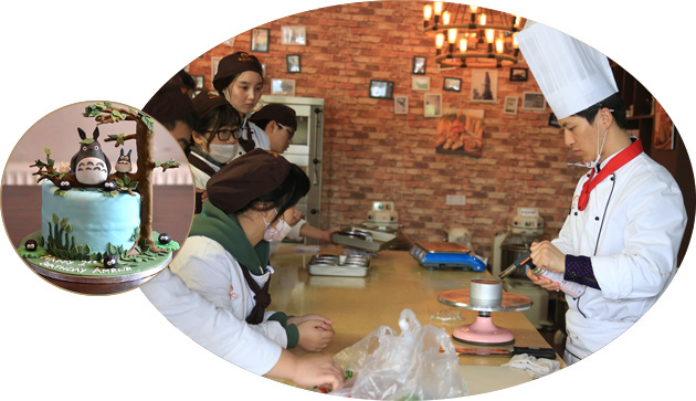 西点外教讲师,Alisa现场教学