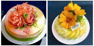 母亲节蛋糕花卉颜色